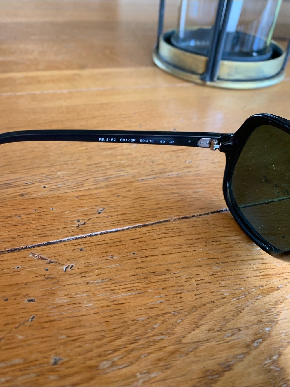 Ray-Ban Black Aviator Sunglasses - Picture 3 of 6